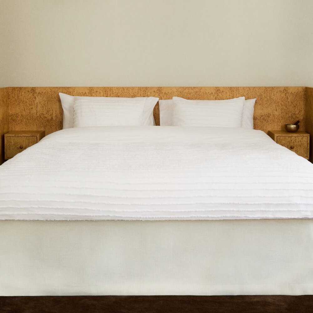 H&M cotton tufted duvet set